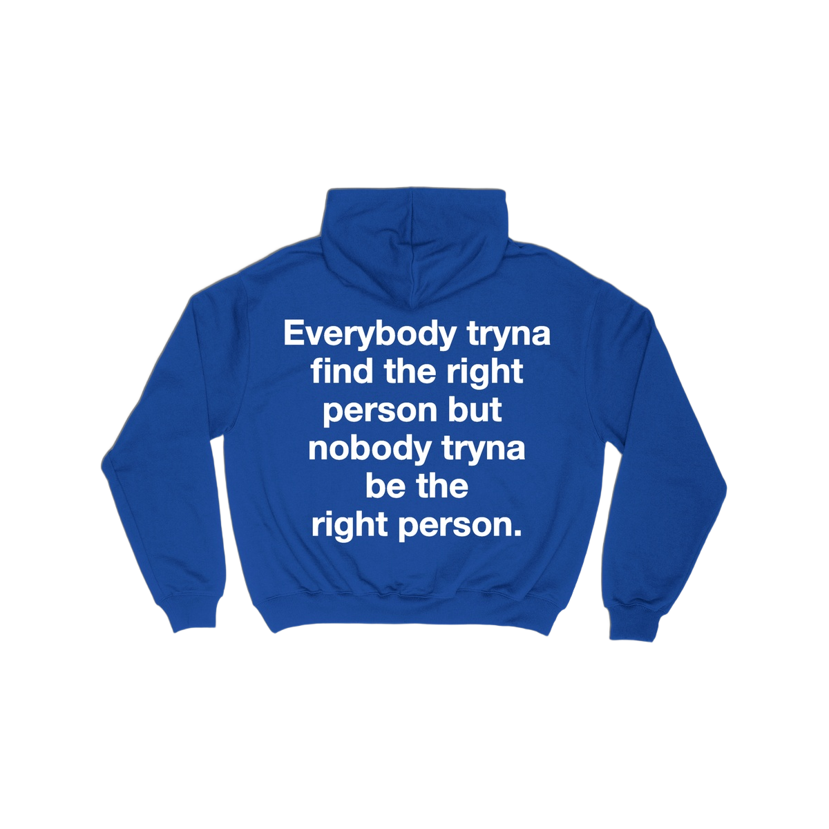right person hoodie