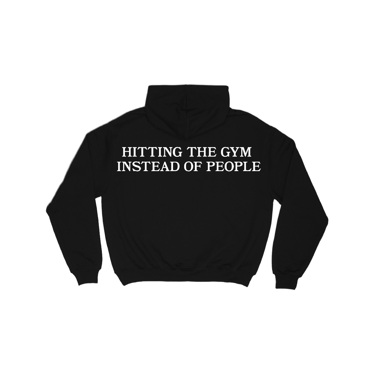 "Hitting the gym instead of people"
