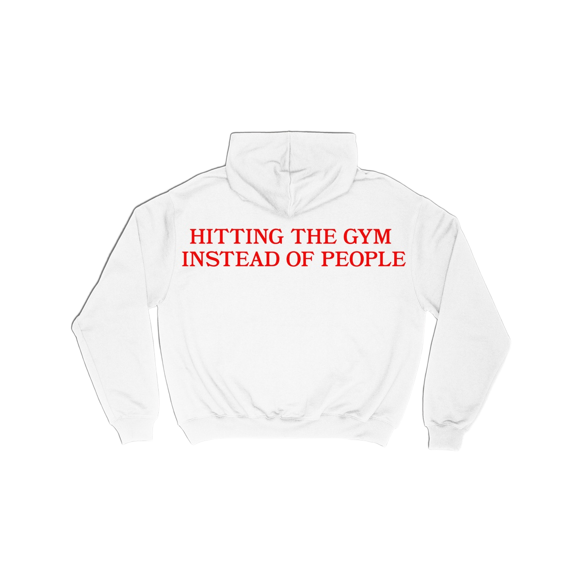 "Hitting the gym instead of people"