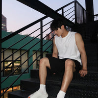Heavyweight Cotton Sleeveless Vest Men's Athletic Tank Top