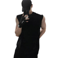 Heavyweight Cotton Sleeveless Vest Men's Athletic Tank Top