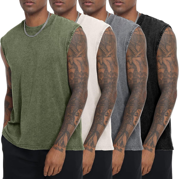 Custom Vintage Washed Cotton Tank Top