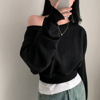 Short-sleeved hoodie for women